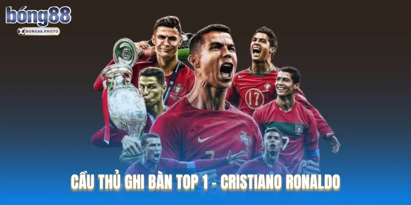 Top Cầu Thủ Bóng Đá Ghi Bàn Nhiều Nhất - Tin Tức Bong88 1 Cầu thủ ghi bàn top 1 - Cristiano Ronaldo