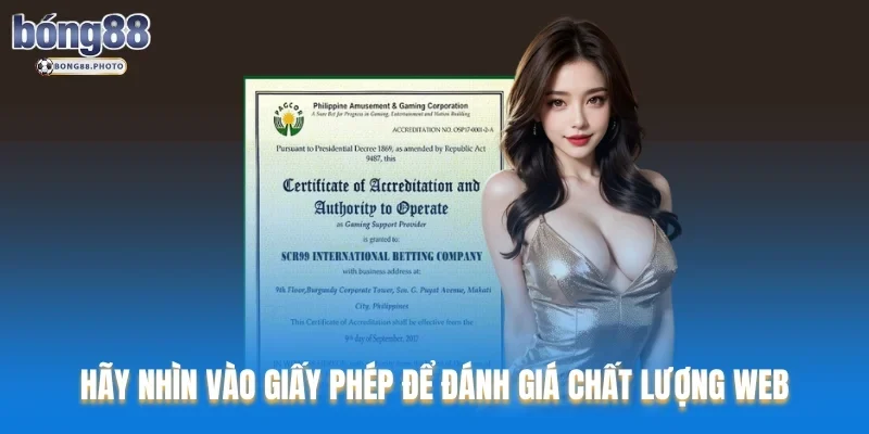 Top Các Trang Web Cá Độ Bóng Đá Đỉnh Nhất Thị Trường 2025 1 Hãy nhìn vào giấy phép để đánh giá chất lượng web