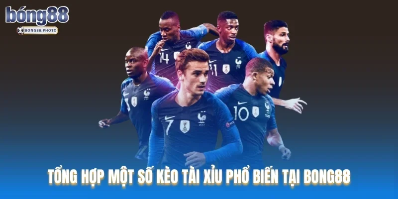 Kèo Tài Xỉu Bong88 - Cơ Hội Nhận Thưởng Cực Kỳ Lớn 2 Tổng hợp một số kèo tài xỉu phổ biến tại Bong88